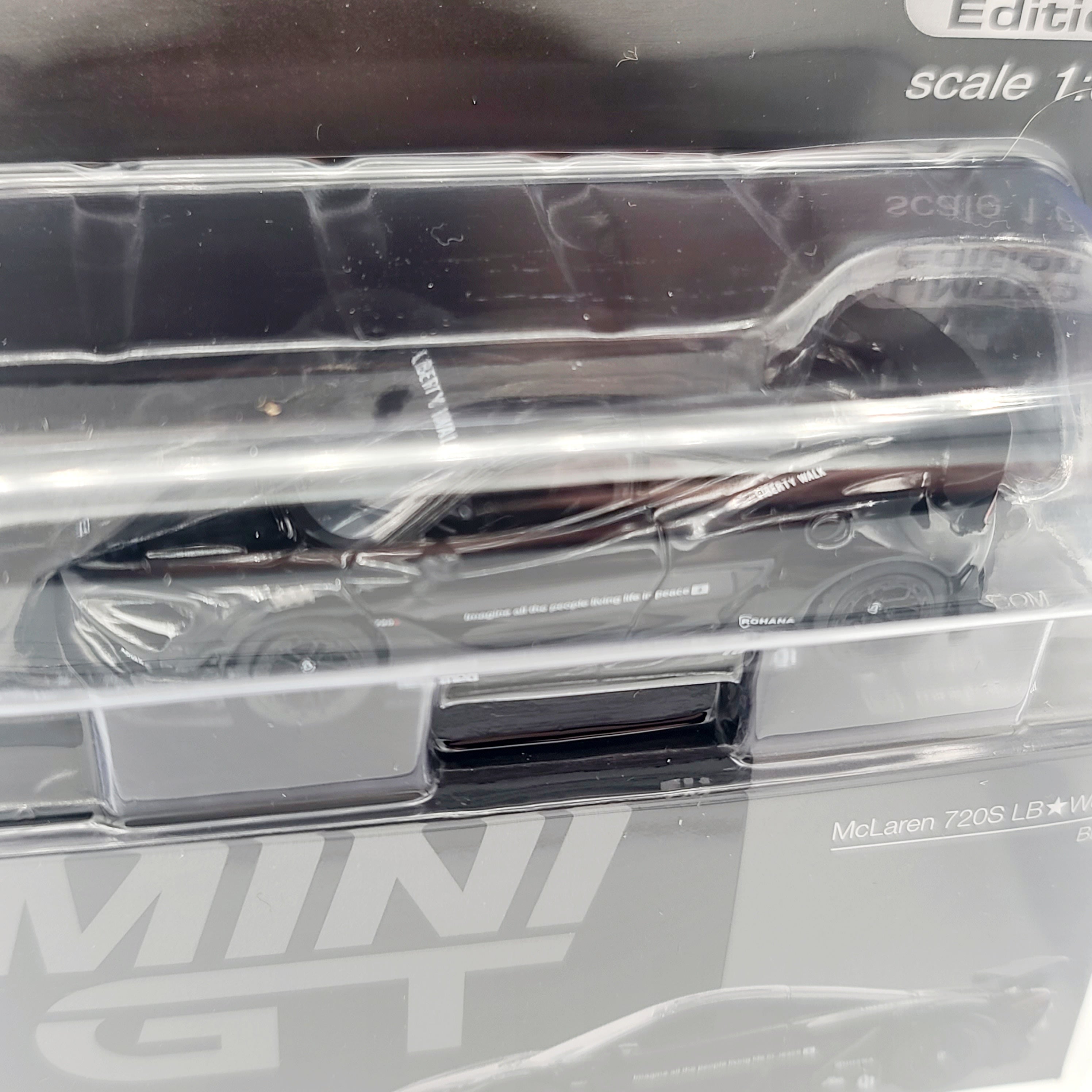 Mini GT McLaren 720S LB-Works - 1:64, black (2025 MiJo Exclusives - Limited Edition)